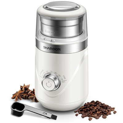 ABS İnce Öğütme Kahve Makinesi 150W Çıkarılabilir Bardaklar Ticari Espresso Makinesi Kaba