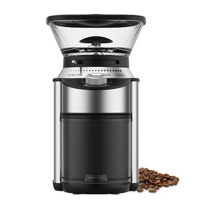 Mavi LED Işık ve Emniyet Kilidi ile 200W Espresso Burr Kahve Öğütücü