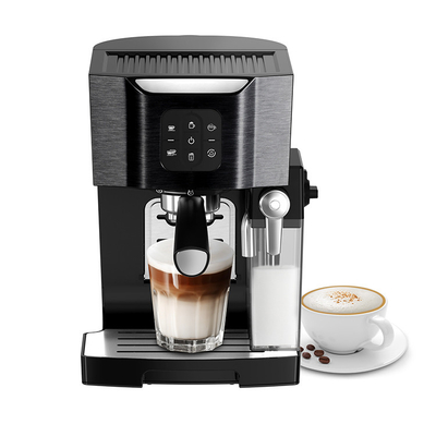 1240W Otomatik Cappuccino Makinesi Hızlı Isıtma Köpüren Süt Köpürtücü Espresso Kahve Makineleri