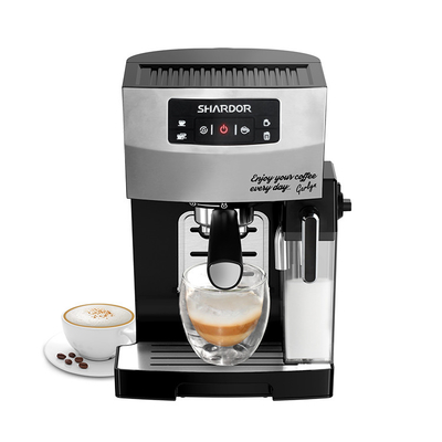 Süt Köpürtücülü ABS Kahve Makinesi SS304 Tek Kahve Cappuccino Latte Espresso Makinesi