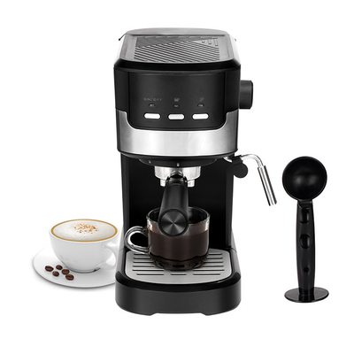 1000W Çok İşlevli Kahve Makinesi Cappuccino Latte Paslanmaz Çelik Espresso Kahve Makinesi