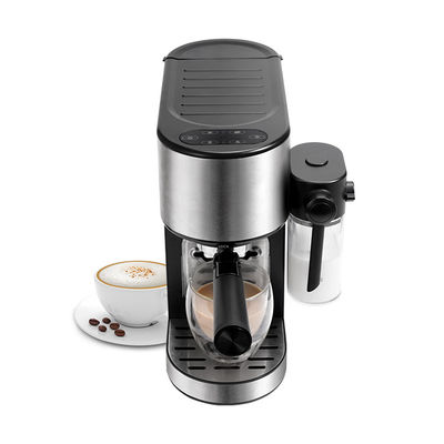 1450W Cappuccino Espresso Makinesi 240V 15 Bar Buharlı Kompakt Latte Makinesi