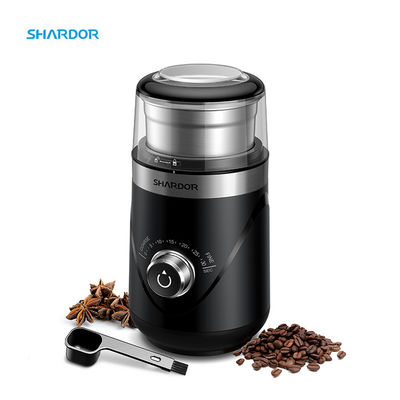 150W Şarj Edilebilir Kahve Öğütücü ABS Zamanlama Düğmesi Çıkarılabilir Kase Kompakt Espresso Makinesi