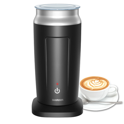 3'ü 1 Arada Ayrılabilir Elektrikli Espresso Süt Köpürtücü Soğuk veya Sıcak Süt Köpüğü