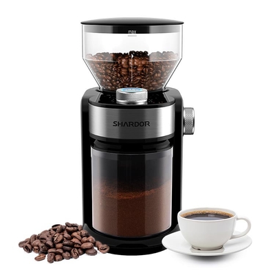 Küçük Düz Burr Kahve Öğütücü 240g 16 Ayar Espresso French Press Kahve Öğütücü