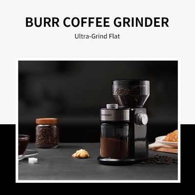 Küçük Düz Burr Kahve Öğütücü 240g 16 Ayar Espresso French Press Kahve Öğütücü