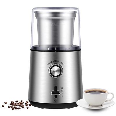 SS304 Mini Espresso Kahve Makinesi Fasulye Baharat Öğütme Değirmeni