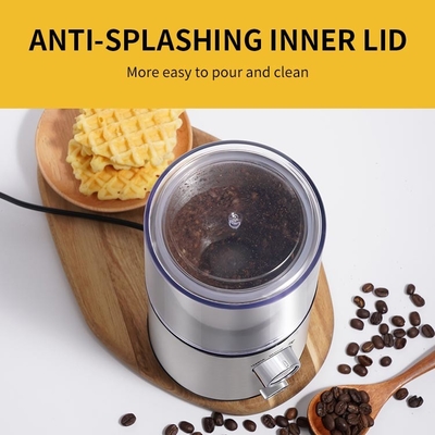 SS304 Mini Espresso Kahve Makinesi Fasulye Baharat Öğütme Değirmeni
