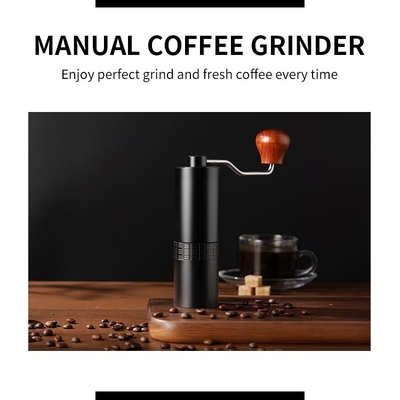 Kamp Espresso El Damla Kahve Öğütücü Taşınabilir Manuel Düz Burr Öğütücü Ev Kullanımı