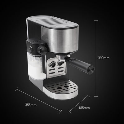 1450W Cappuccino Espresso Makinesi 240V 15 Bar Buharlı Kompakt Latte Makinesi