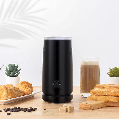 Parlak Mat Siyah Espresso Süt Köpürtücü Ayrılabilir Taban Hassas Sıcaklık Kontrolü 65°C