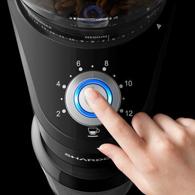 304 Paslanmaz Çelik Espresso Makinesi 220V Ev Fransız Pres Öğütücü Çıkarılabilir Oda