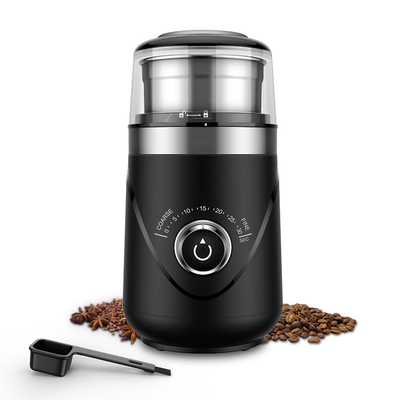 Kapasite 70g Burr Mill Öğütücü 63 Db Gürültü Zamanlama Düğmesi Taşınabilir Burr Kahve Öğütücü