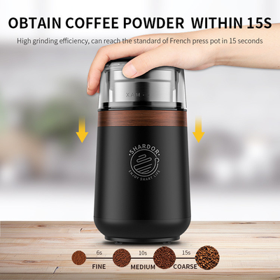 70dB İtmeli Tip Profesyonel Kahve Çekirdeği Öğütücü SS304 Çok Fonksiyonlu Kahve Makinesi