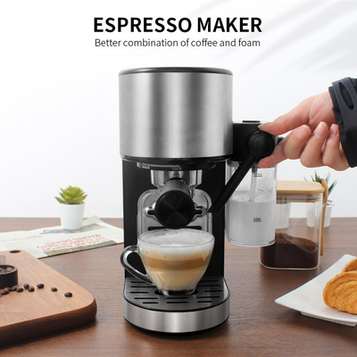 Profesyonel Ayrılabilir Elektrikli Espresso Makinesi Cappuccino Kahve Pod Espresso Makinesi