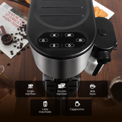 Profesyonel Ayrılabilir Elektrikli Espresso Makinesi Cappuccino Kahve Pod Espresso Makinesi
