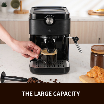 SS304 Çok İşlevli Kahve Makinesi 0.9L İtalyan Espresso Kavurma Dijital Kahve Makinesi