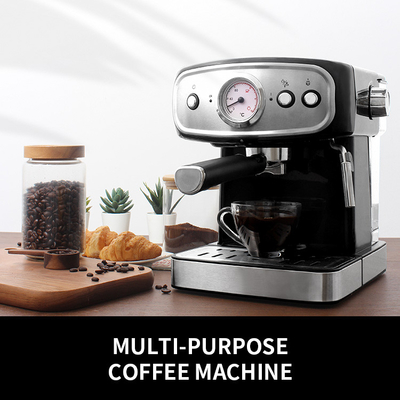 Otomatik Çok İşlevli Kahve Makinesi 1.5L 850W Damlama Önleyici Ticari Espresso Kahve Makinesi