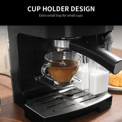 Süt Köpürtücü Tanklı Paslanmaz Çelik Espresso Kahve Makinesi