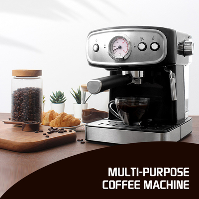 15 Bar Pompa 850W Çok İşlevli Kahve Makinesi Espresso El Tipi Elektrikli Kahve Öğütücü