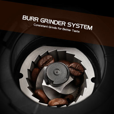 Küçük Konik Çapak Kahve Öğütücü Ayarlanabilir 19 Ayar Espresso Ticari Kahve Makineleri