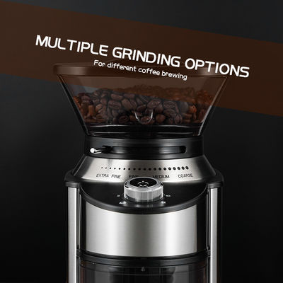 Küçük Konik Çapak Kahve Öğütücü Ayarlanabilir 19 Ayar Espresso Ticari Kahve Makineleri
