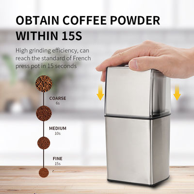 ABS SS304 Şarj Edilebilir Kahve Öğütücü 200W Akülü Baharat Öğütücü