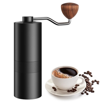 Burr Espresso Paslanmaz Çelik Manuel Kahve Öğütücü Hassas Taşınabilir DIY Logo